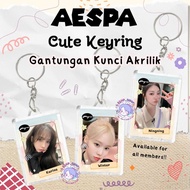 GANTUNGAN Acrylic Keychain Hanger for Aespa Ningning Karina Winter Giselle