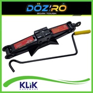 Doziro 1T Car Bridge Jack 1.5T/ 2T/ 1 TON/ 1.5 Ton/ 2 TON/ - Universal Manual Scissor Jack