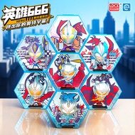 [48H Shipping] Smart Genuine Ultraman Hero666Blind Box Figure Tiga Toy Zero Six Ornaments Doll Figur