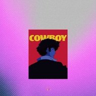 TLP Reflective Car Sticker Interstellar Cowboy Cowboy Bebop Spike Locomotive Electric Car Anime Stic