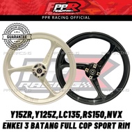 SPORT RIM ENKEI 3 BATANG ORIGINAL FULL CHOP YAMAHA LC135 LC V8 125ZR Y15 Y16 LAGENDA 115ZR RS150 RSX