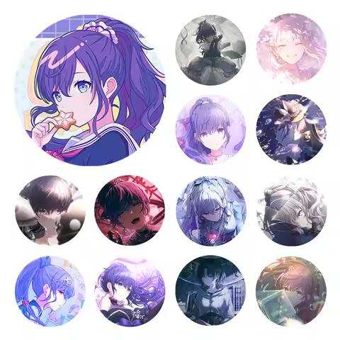 Project SEKAI Anime Asahina Mafuyu 25 Nightcord 20251225 50mm PJSK Badge Brooch Pins
