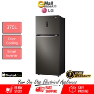 LG GN-B392PQBK (395L) Top Mount Fridge in Black Steel Finish Inverter Refrigerator | Fridge