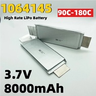 1064145 3.7V 8000mAh High Rate LiPo Battery 90C-180C Rechargeable Batteries for RC Drone FPV Racing 
