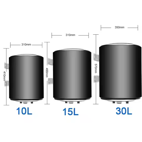Hot Selling Tank 6 Gallon Hot Camper Electric Water Heater 12V 200w 10L/24V400W15L,12V/220V,24V/220V