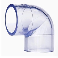 Transparent PVC Elbow Knee 2'' to 4'' inch SCH-40 PVC Knee Elbow/ 2'' - 4'' inch Standard ANSI - 2''