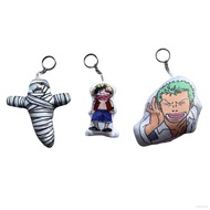 AM Funny Talking Luffy Zoro Plush Dolls Pendant Speaking Toys Gift For Kids Keychain One Piece Stres
