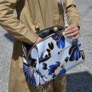 大號口金波士頓包 - 蛙與蓮