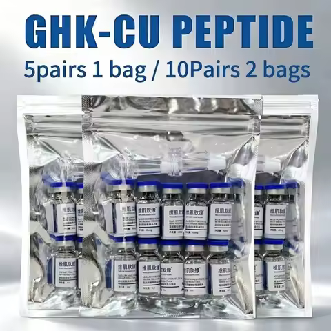 Blue Copper Peptide GHK-CU Copper Lyophilized Powder Hydration Skin Rejuvenation Improve Elasticity 