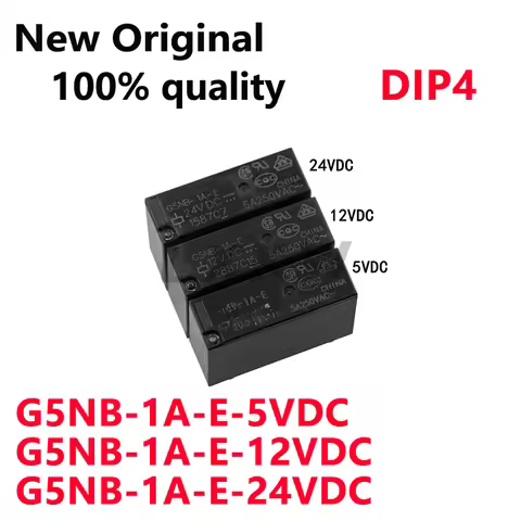 5-10PCS New G5NB-1A-E- 5VDC 12VDC 24VDC DC5V DC12V DC24V 5A G5NB-1A-E-5VDC G5NB-1A-E-12VDC G5NB-1A-E
