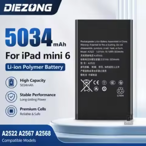 5034mAh A2568/A2522/A2567/A2569 for IPad Mini 6 Tablet Battery High Quality High Capacity Replacemen