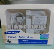 Travel Adapter Charger Cas Casan Plus Kabel Data Hp Samsung Galaxy