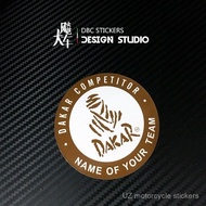 Dakar competitor dakar Rally Motorcycle Sticker Body Sticker Car Waterproof Reflective