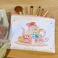 【愛麗絲化妝包】粉紅午茶化妝包*收納袋/魚子yuu