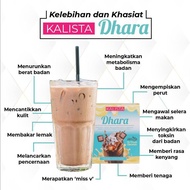 Kalista Dhara Vanilla Cream Belgium Chocolate Slimming Drink (15g x 7 sachets/box)