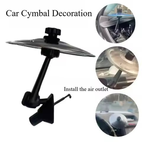 Portable car handheld cymbals, car air conditioning exhaust port decoration, drum cymbal design, tap