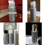 60ml Silver Fliptop Bottle 60ml Presstop Bottle 60ml Mushroom Cap Fliptop Bottle
