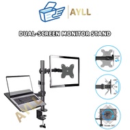 Monitor Stand Monitor Arm Laptop Monitor Arm Stand 2 in 1 Stand Adjustable Ergonomic Desk Monitor Mo