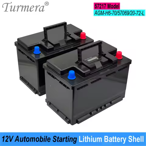 Turmera 12V Car Battery Box 57217 Series Automobile Starting Lithium Batteries Shell for AGM H6-70 5