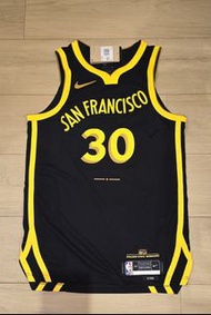 Nike Golden State Warriors City Edition 2024 Curry AU Authentic jersey 球衣 波衫 size 44 M