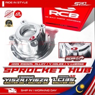 Y15 Y16 Sprocket Hub 4 Holes I 100% Material Alloy RCB Racing I PNP For LC Sprocket I Y15 / Y15ZR / 