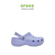 CROCS รองเท้าลำลองผู้หญิง CLASSIC PLATFORM CLOG รุ่น 206750-453 - BLUE HAZE