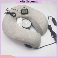  Fatigue Relief U-shape Pillow Neck Pain Relief Pillow Usb Heating Neck Pillow with Vibration Massage for Neck Pain Relief Memory Foam U-shaped Pillow for Nap Time