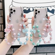 Kiosf - Gantungan Handphone Manik Manik Hologram Strap Phone Aksesoris Tali Gelang Lanyard Aesthetic