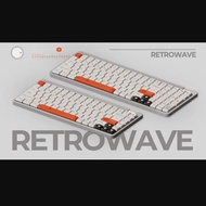 LOFREE Retrowave Flow Series Dye-sub PBT Keycaps