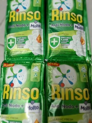 Rinso Molto Deterjen Cair Sachet 38 ml /Rinso Cair Sachet 1000an