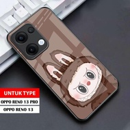 Softcase Glass Kaca Oppo Reno 13 / 13 Pro New 2025 - Casing Hp Oppo Reno 13 / 13 Pro - K39