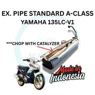YAMAHA 135LC V1 LC 135 V1 EXHAUST PIPE STANDARD A-CLASS MUFFLER PIPE EKZOS PAIP MOTORCYCLE