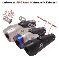 【In stock】Universal 51mm Motorcycle Exhaust Modify Muffler DB Killer Carbon Fiber Silencer For MT 07
