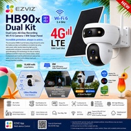 Ezviz HB90X 4G Dual Kit 4MP + 4MP Dual Rotation SIM / WiFi Outdoor Battery Power Security CCTV Camer