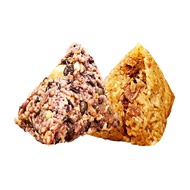 【樂活e棧】招牌素食滷香粽子+素食養生粽子x4包(素粽 全素 端午)