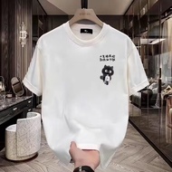 2026 Short-Sleeved T-Shirt Men Street Wear Summer Loose Half-Sleeved 2025 New Style Influencer Trend