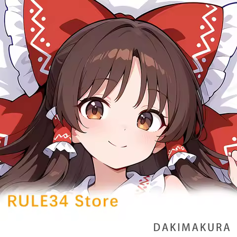 Touhou Project Reimu Hakurei Anime Body Pillow case Dakimakura Cover Double-Sided PrintLife-size Pil