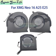 Notebook Cooler Fans For XMG Neo 16 A25 E25 2025 RTX 5080 5090 THER7X6AR8-3721 3731 DF1 DF2 DF3 VGA 