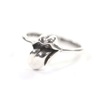 品相極佳：Chrome Hearts 泡泡糖唇舌環，925 純銀，日本尺寸 9，重 2.4 克，男女皆宜的配件。