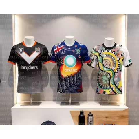 2026 Summer NRL Short Sleeved T-shirt Olive Jersey 3D Printing Breathable Quick Drying Parent-child 