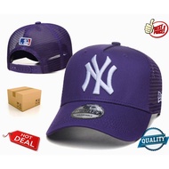 Topi Adult New York Yankees Baseball Cap Men Women MLB 9FORTY Mesh Trucker Hat Golf Caps Embroidery 