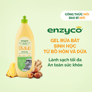 Gel rửa chén bát sinh học cho máy ENZYCO 850ml - Chiết xuất Bồ hòn và Enzyme Dứa