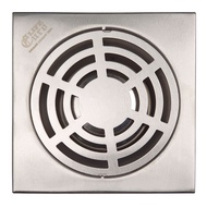 Hố ga thoát sàn inox 15x15cm Eurolife EL-X14 (Trắng bạc)