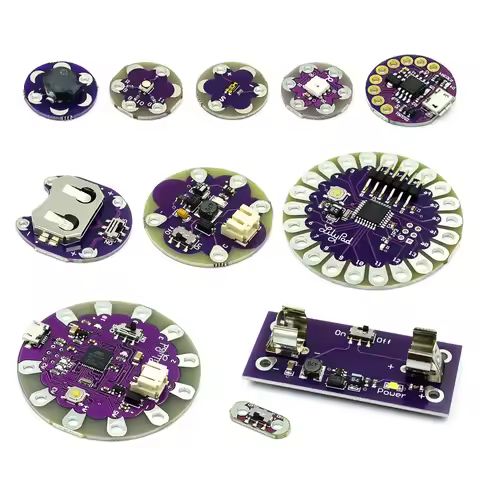 ATmega32U4 ATMEGA328P LilyPad 328 For Arduino DIY Kit Micro USB ATtiny85 LilyTiny Main Board Buzzer 