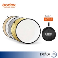 GODOX 5 IN 1 COLLAPSIBLE REFLECTOR RFT-05 60CM GODOX LIGHTING