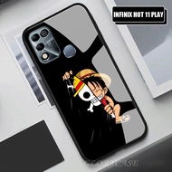 Softcase Kaca Infinix Hot 11 Play Terbaru 2021 Motif One Piece [GC02] Infinix Hot 11 Play Case  HP Infinix Hot 11 Play Casing HP Infinix Hot 11 Play PlayKesing HP Infinix Hot 11 Play Softcase HP Infinix Hot 11 Play Mewah Silikon HP Infinix Hot 11 Play