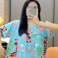 ชุดนอนไซส์ใหญ่6XL ชุดนอนแขนสั้นขายาว ชุดนอนคนอ้วน น้ำหนัก100กก.ใส่ได้