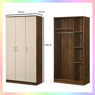 WARDROBE / STORAGE CABINET 3 SWING DOOR / CUPBOARD /CLOTHES CABINET /3 DOOR WARDROBE