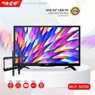 （hot）ACE 24" Super Slim HD LED TV LED-802 with Bracket