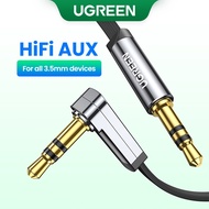 UGREEN 90 Degree Right Angle Audio Jack Cable for Car Speaker (3.5mm)